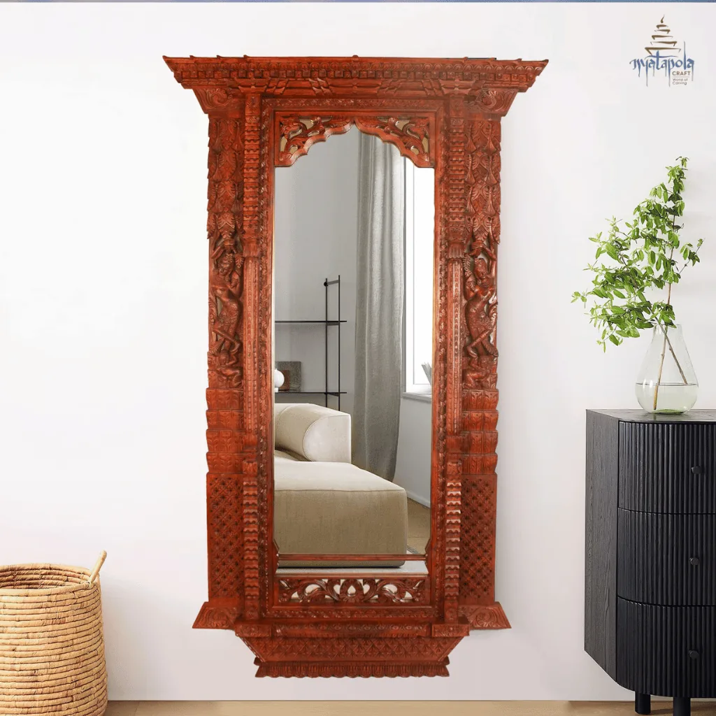 Carved mirror frames