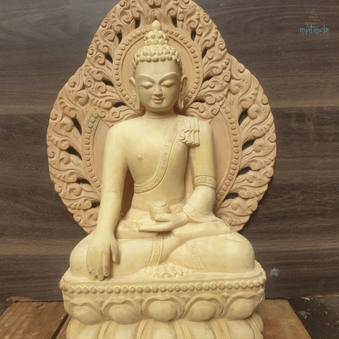 A carved piece in a customer’s space